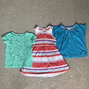 Jcrew Old Navy Summer Lot of 3 Bundle Size 3 T Dress Shirts